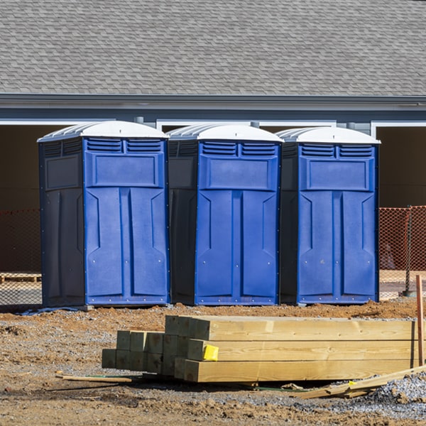 is there a specific order in which to place multiple porta potties in Proctor